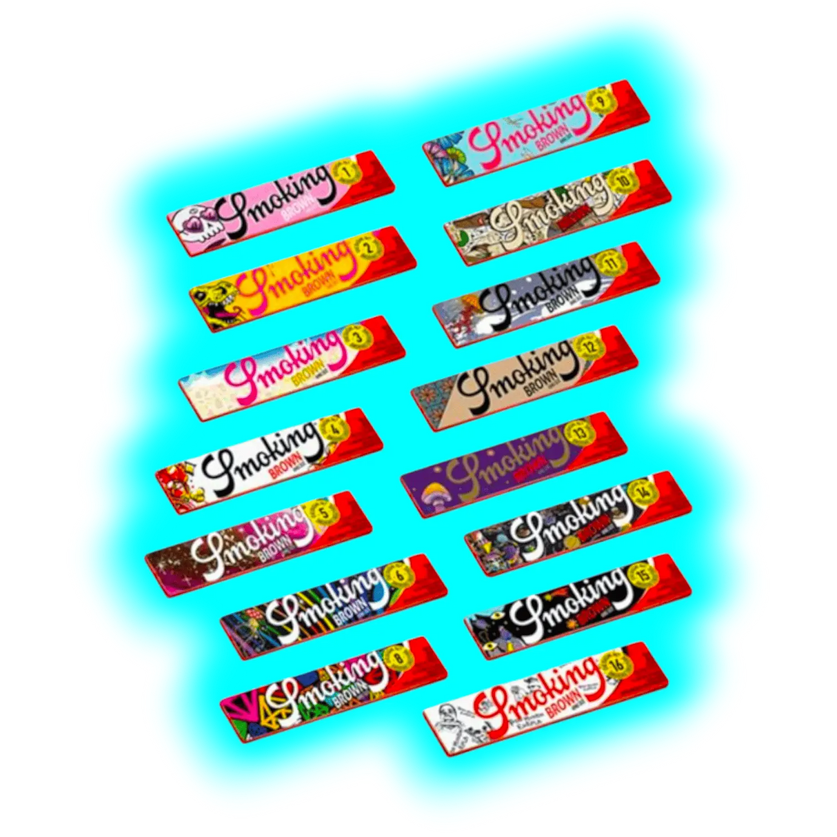 Smoking and Tips Brown Kingsize Creators Edition Display 24pcs