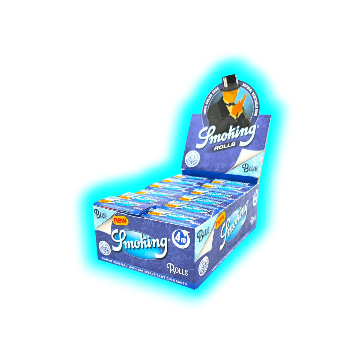 Smoking Blue Rolls 4m Regular Box 24pcs