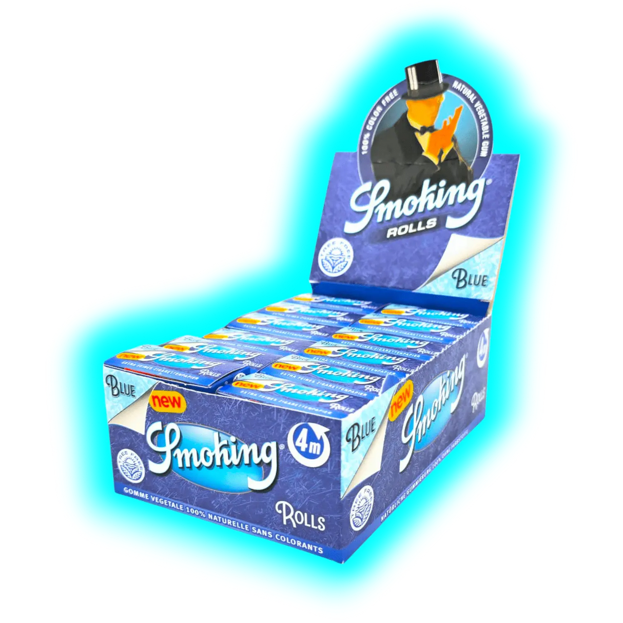 Smoking Blue Rolls 4m Regular Box 24pcs