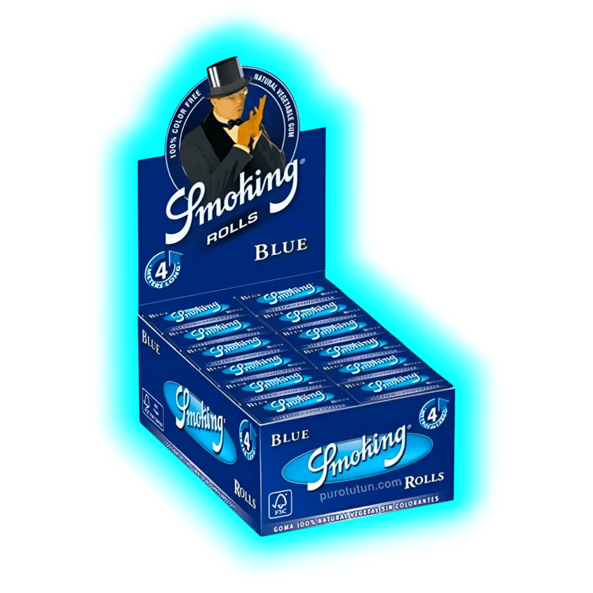 Smoking Blue Rolls Box 24pcs