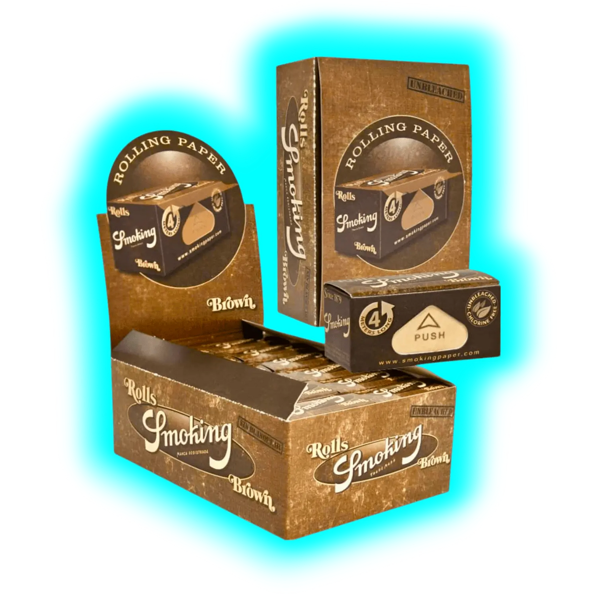 Smoking Brown Rolls Box