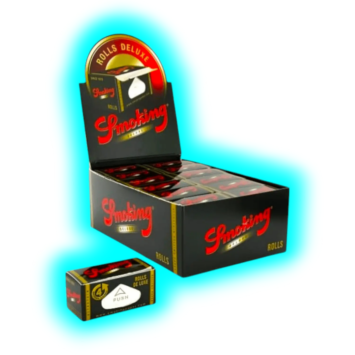 Smoking Deluxe Black Rolls Box