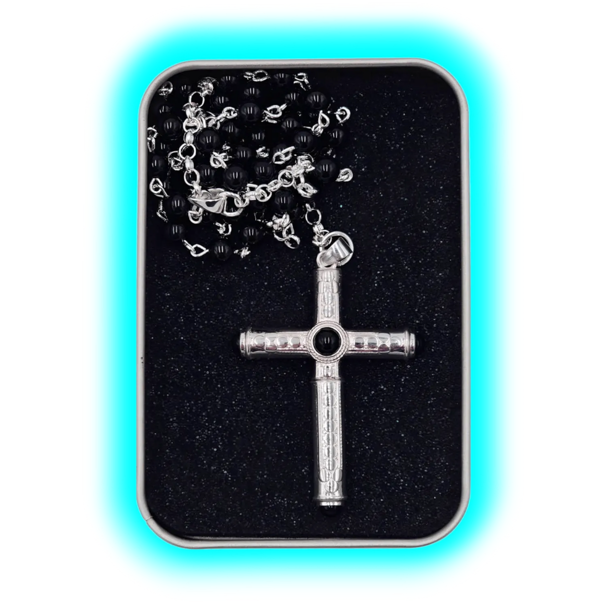 Snowtrain Collar with Spoon Cross Black