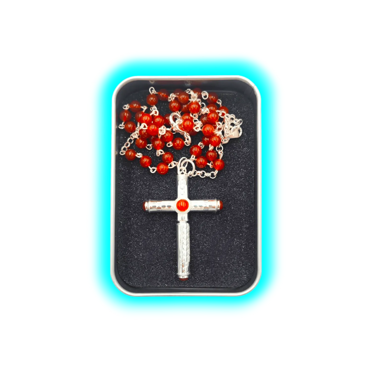 Snowtrain Collar with Spoon Cross Red