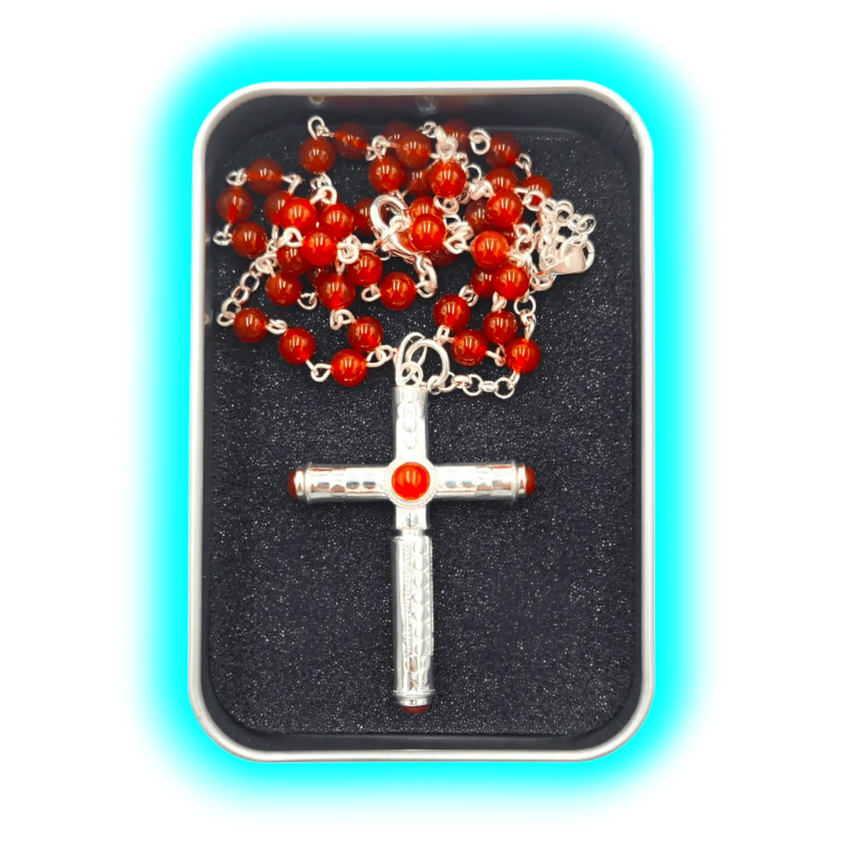 Snowtrain Collar with Spoon Cross Red