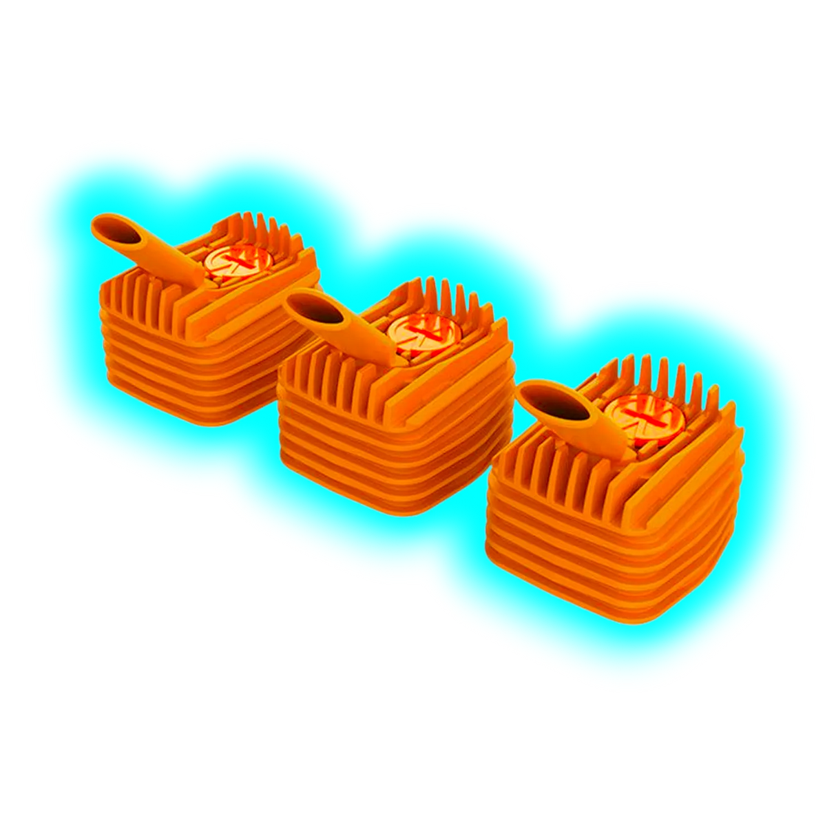 Storz und Bickel Cooling Units Veazy Orange 3pcs