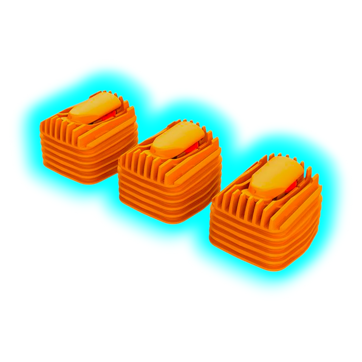 Storz und Bickel Cooling Units Veazy Orange 3pcs