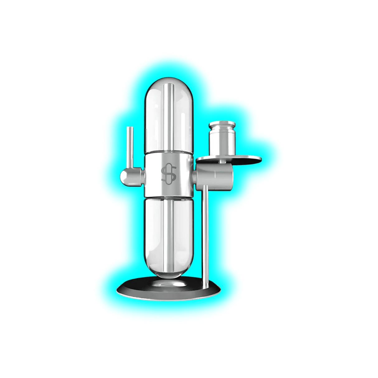 Stündenglass Gravity Hookah Silver Polished