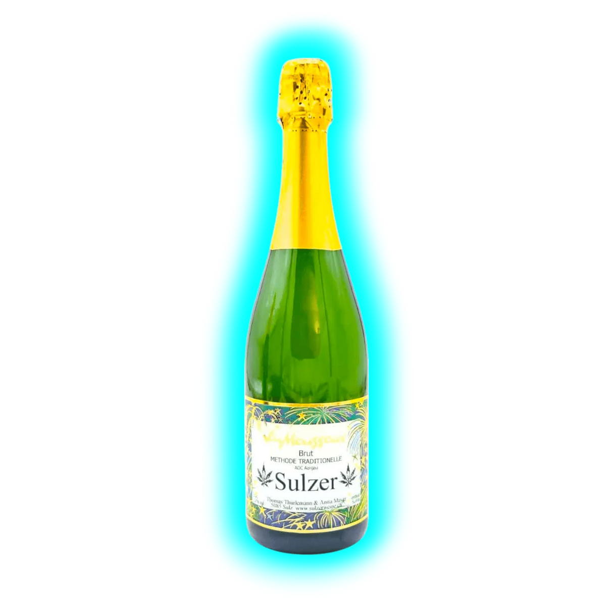 Sulzer Vin Mousseux Brut Methode Traditionelle AOC Argau 75cl 12% Alc