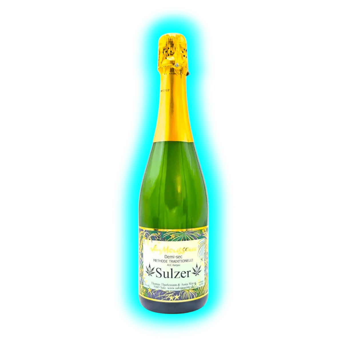 Sulzer Vin Mousseux Demi-Sec Methode Traditionelle AOC Argau 75cl 12% Alc