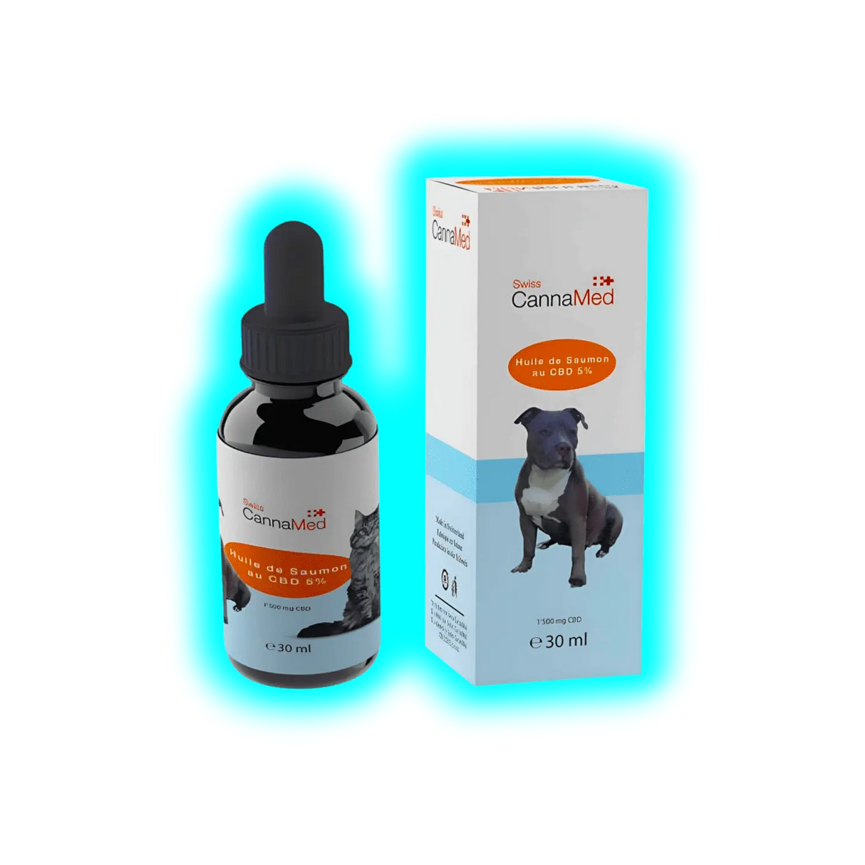 Swiss CannaMed Huile de Saumon 30ml 5%