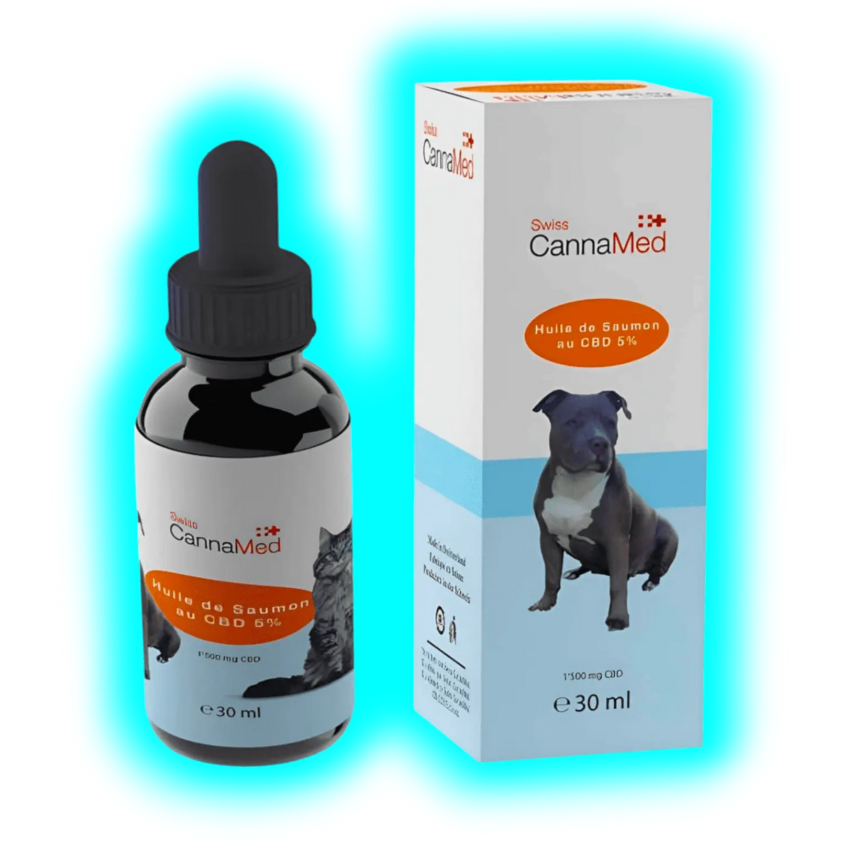 Swiss CannaMed Huile de Saumon 30ml 5%