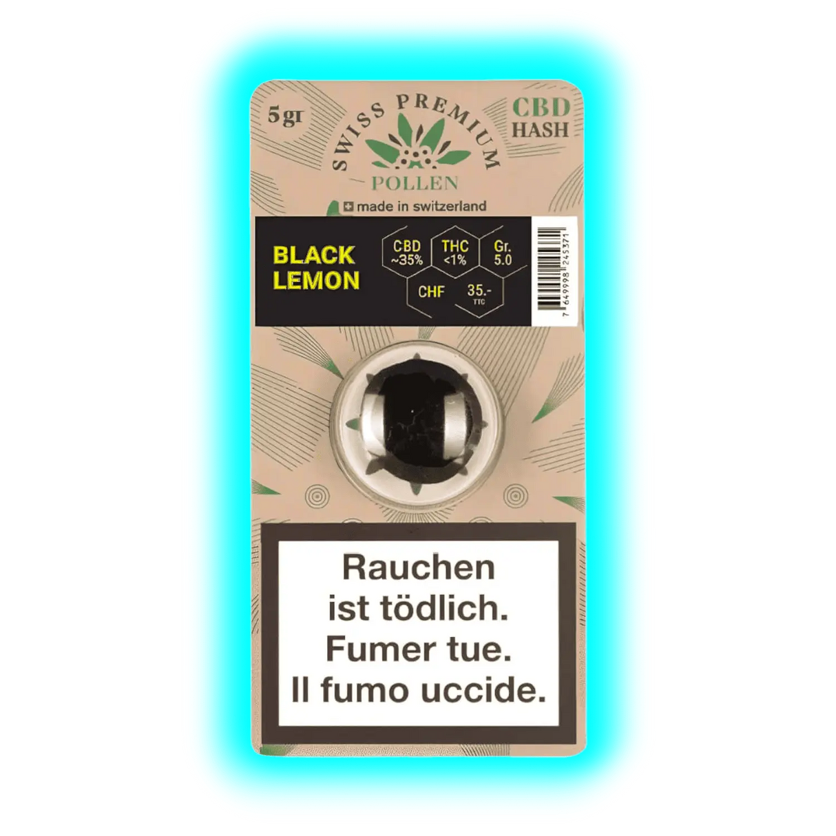 Swiss Premium Pollen Black Lemon Edition 5g