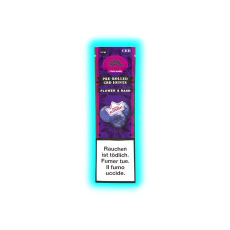 Swiss Premium Pollen Pre Rolled Joint Blueberry 2pcs
