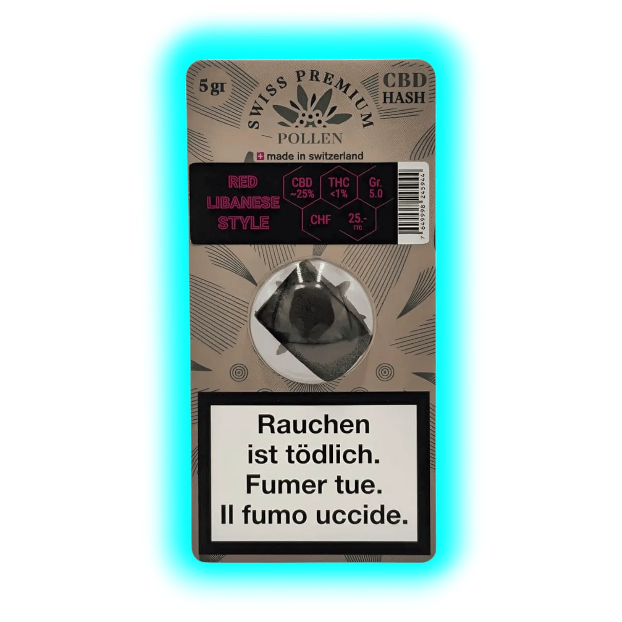 Swiss Premium Pollen Red Libanese Style 5g