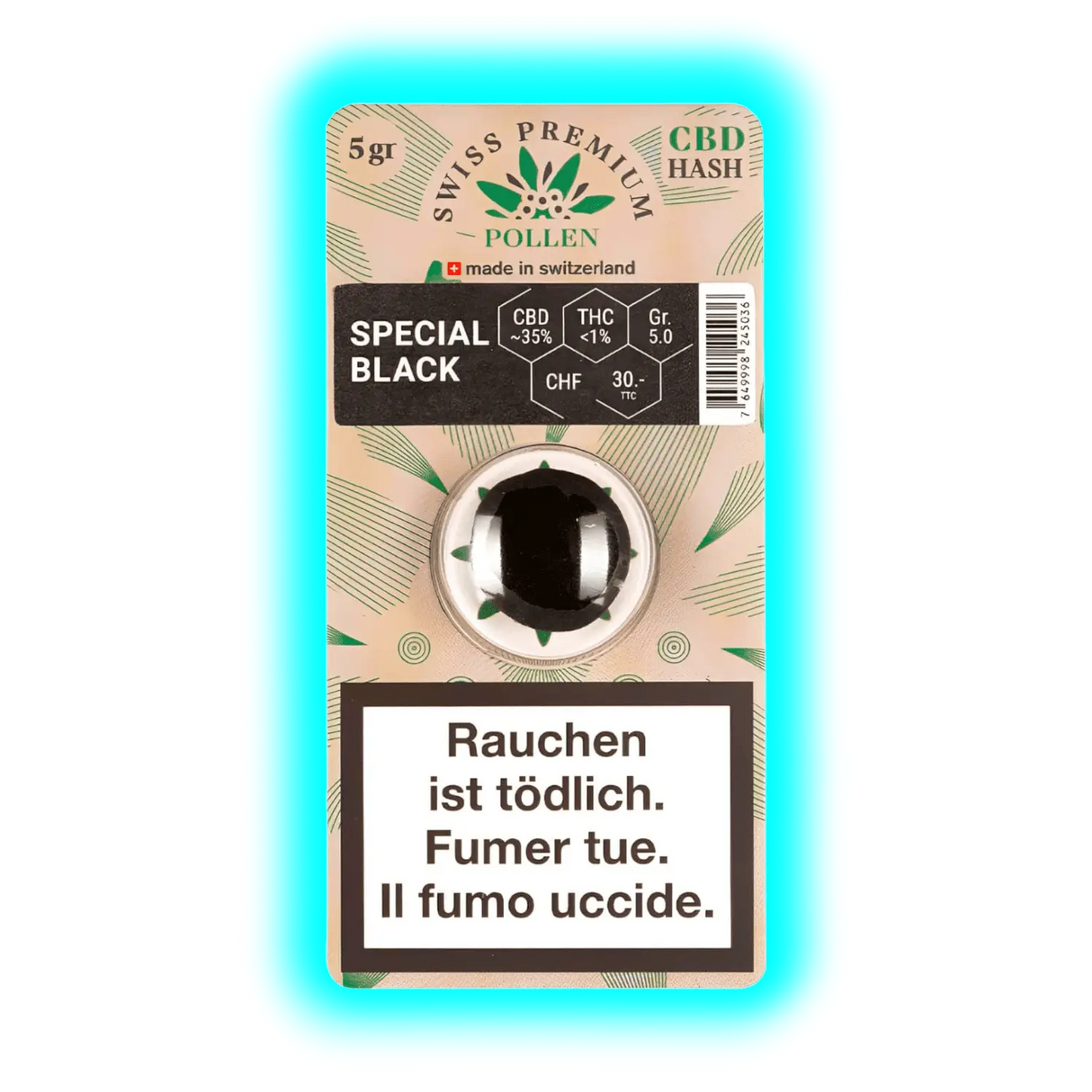 Swiss Premium Pollen Special Black 5g