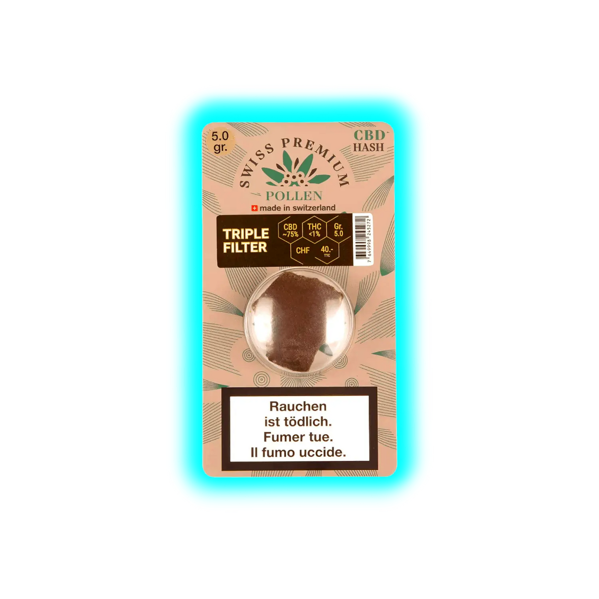 Swiss Premium Pollen Triple Filter 5g