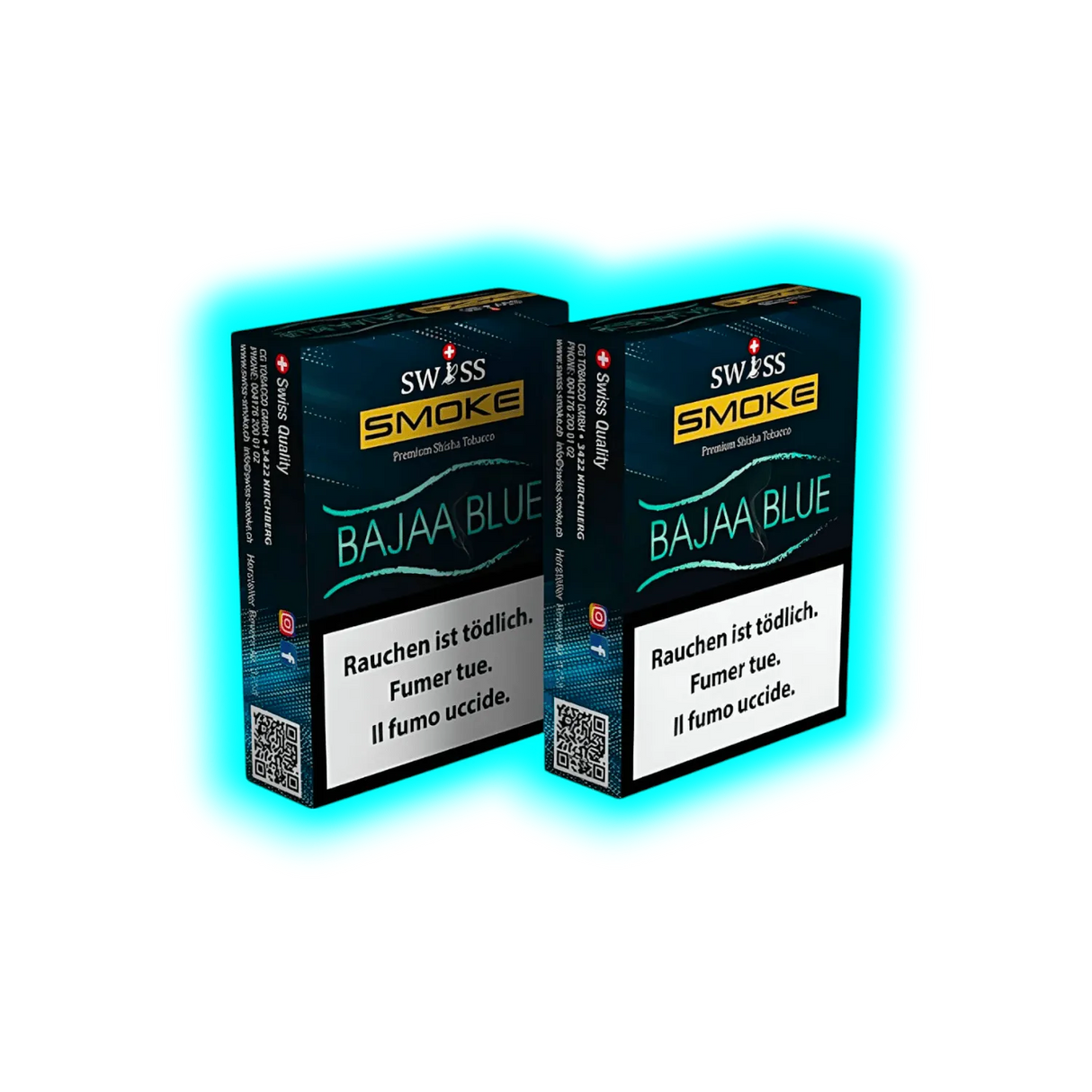 Swiss Smoke Bajaa Blue Shisha Tabak 50g