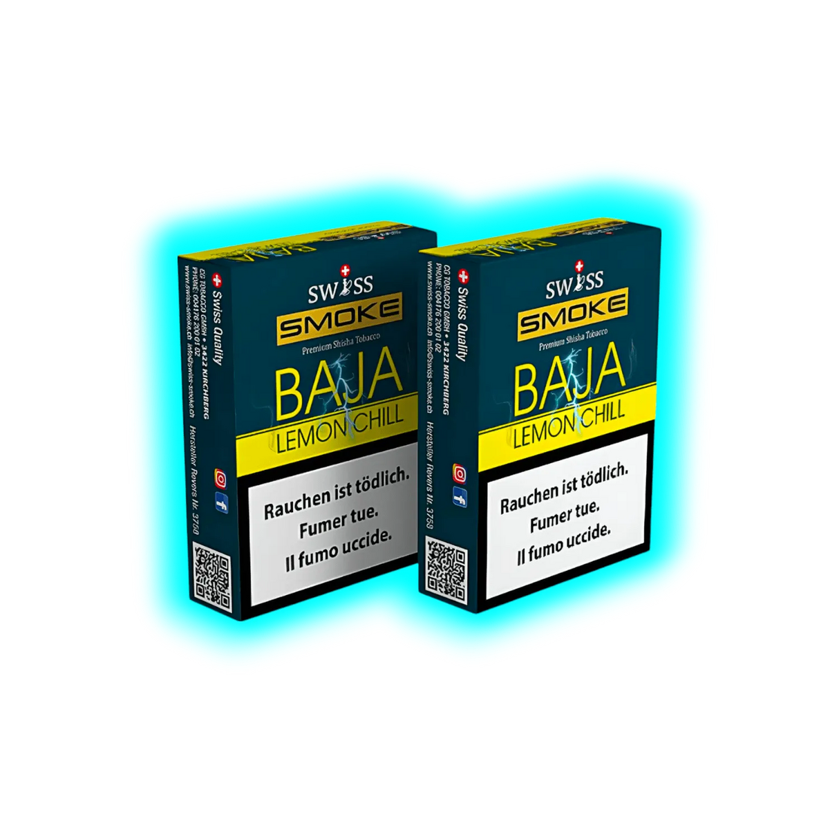 Swiss Smoke Baja Lemon Chill Shisha Tabak 50g