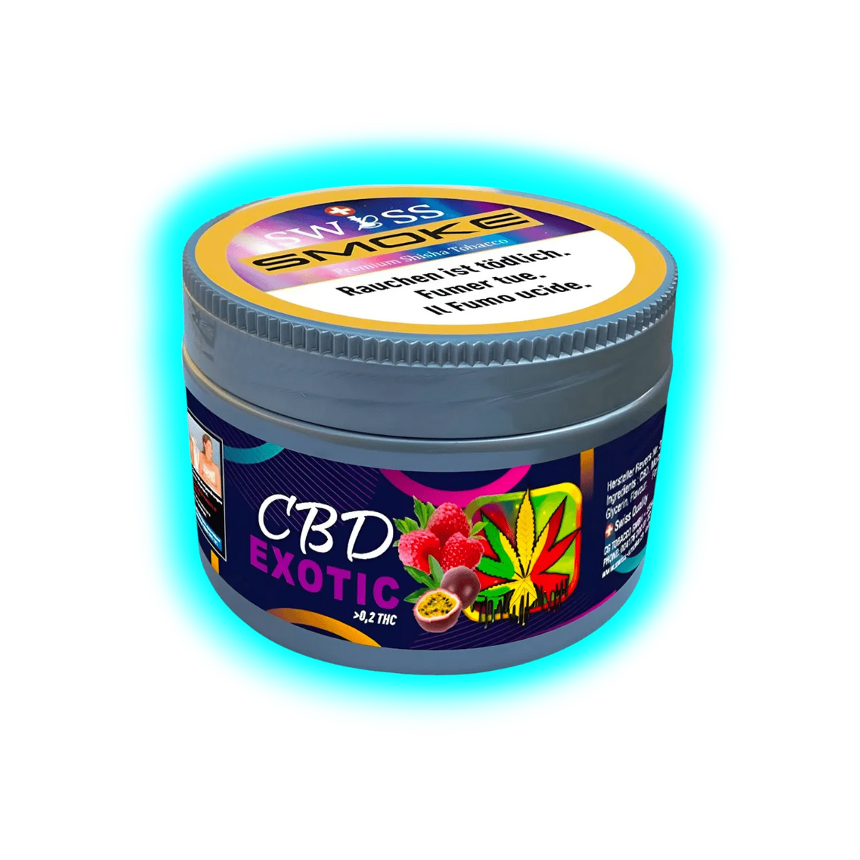 Swiss Smoke CBD Exotic Shisha Tabak 100g