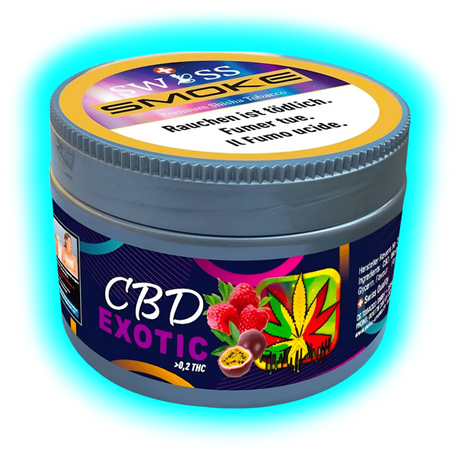 Swiss Smoke CBD Exotic Shisha Tabak 100g