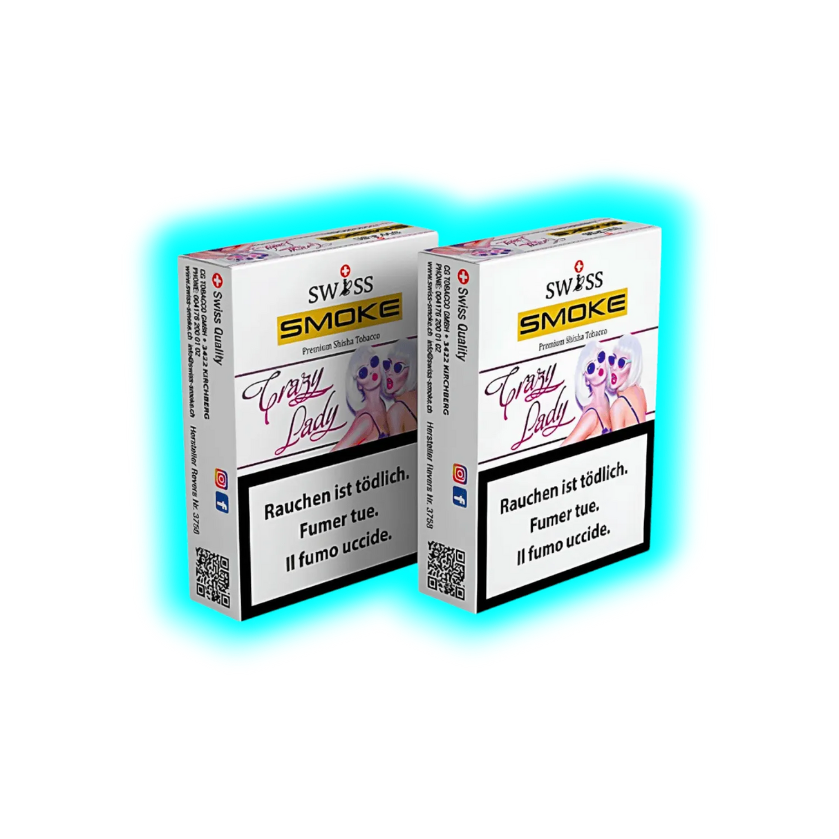 Swiss Smoke Crazy Lady Shisha Tabak 50g