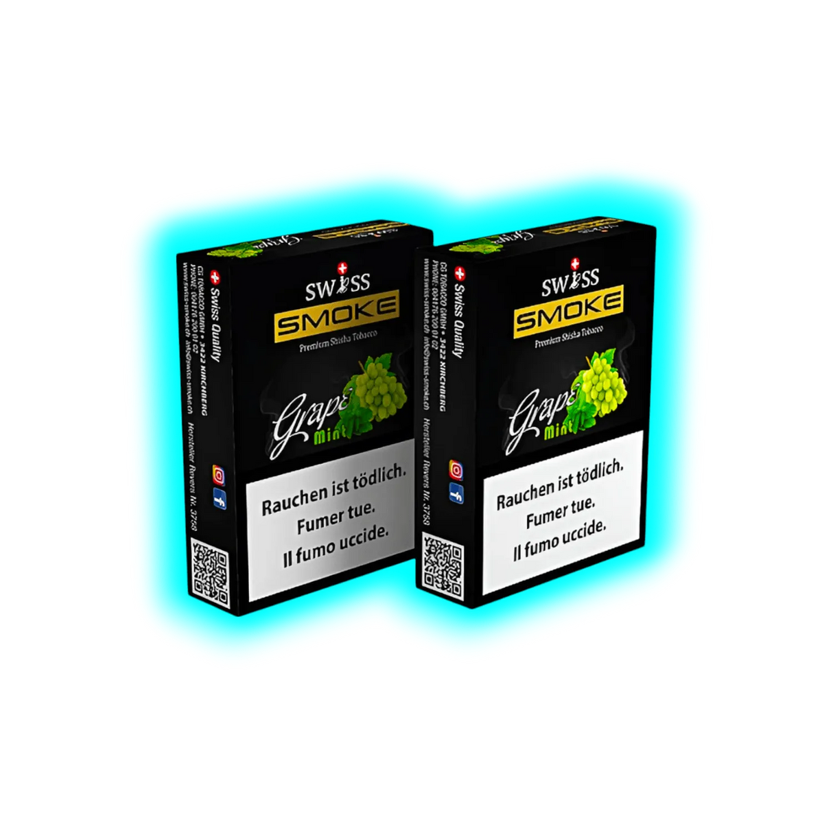 Swiss Smoke Grape Mint Shisha Tabak 50g