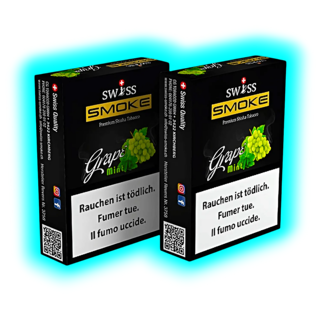 Swiss Smoke Grape Mint Shisha Tabak 50g