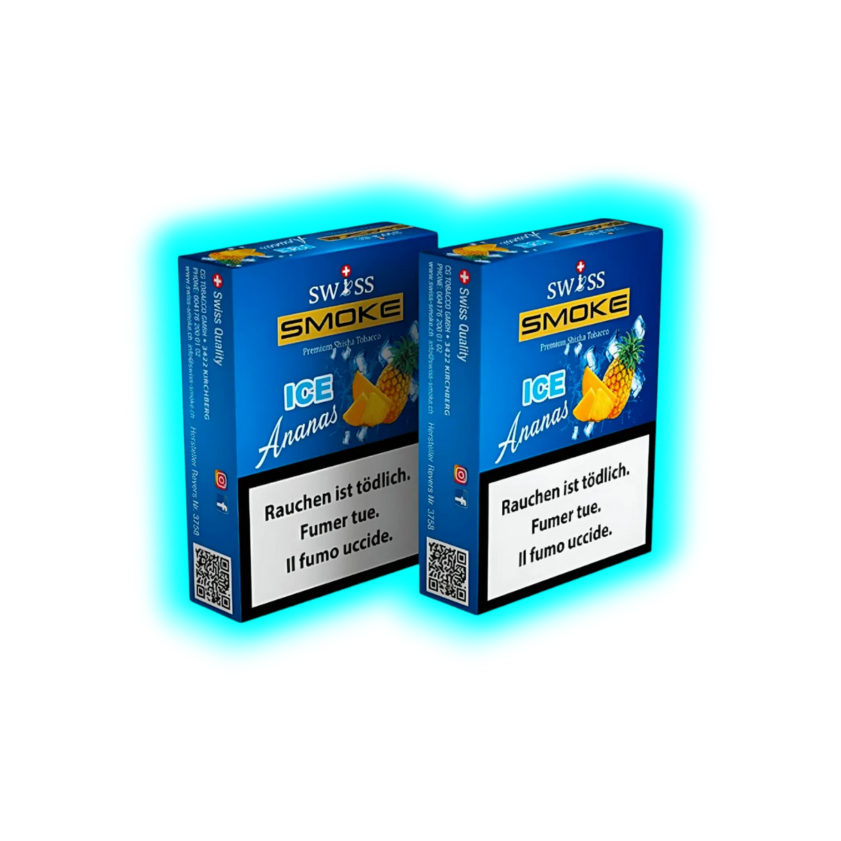 Swiss Smoke Ice Ananas Shisha Tabak 50g