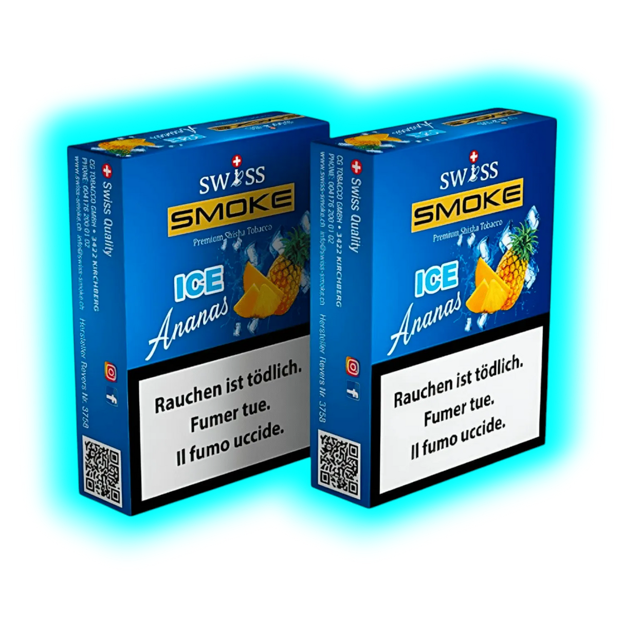 Swiss Smoke Ice Ananas Shisha Tabak 50g