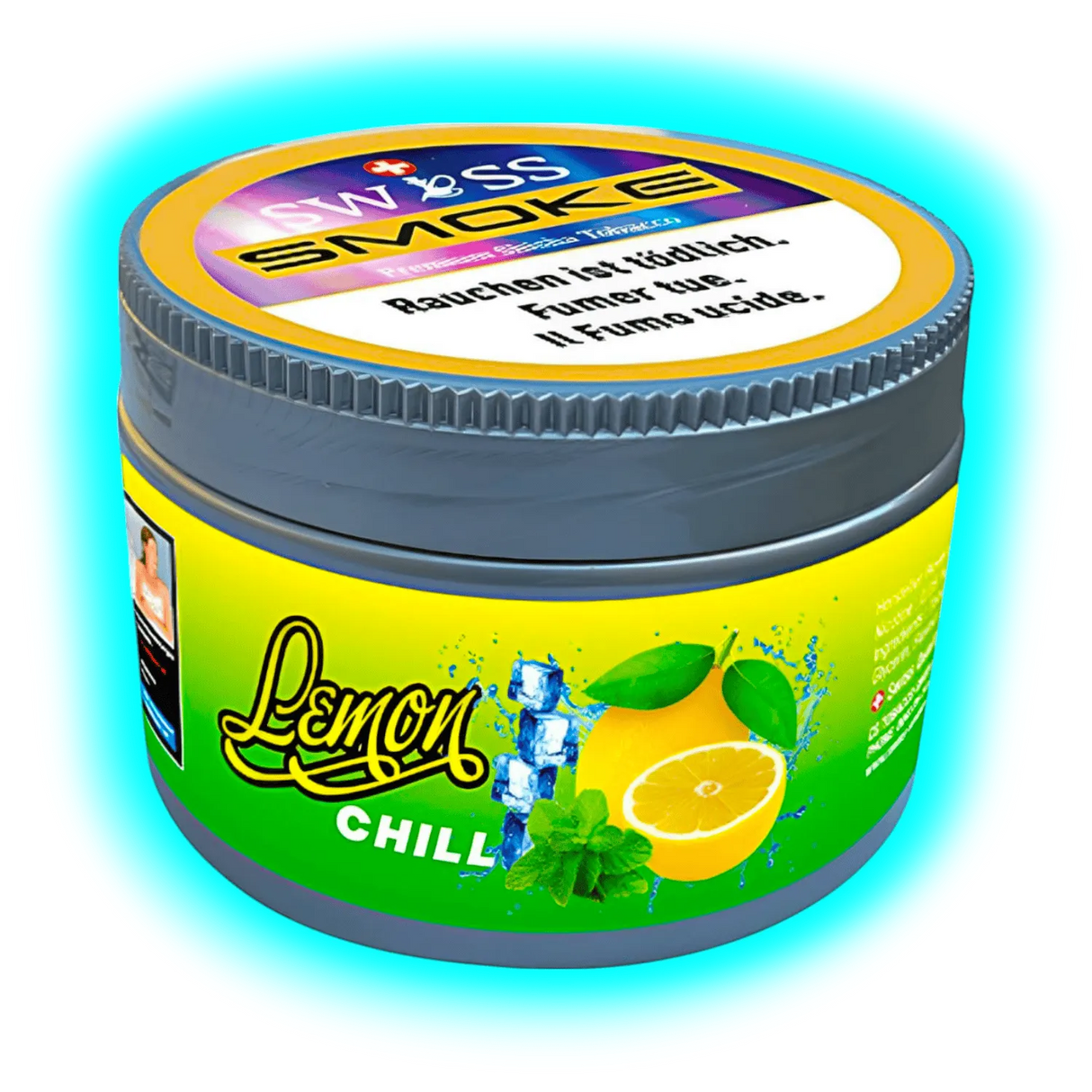 Swiss Smoke Lemon Chill Shisha Tabak 100g