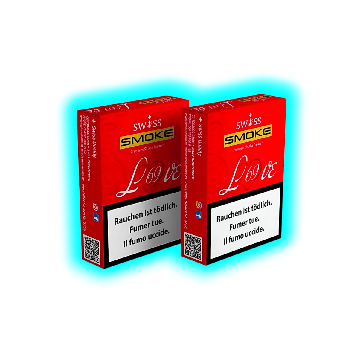 Swiss Smoke Love69 Shisha Tabak 50g