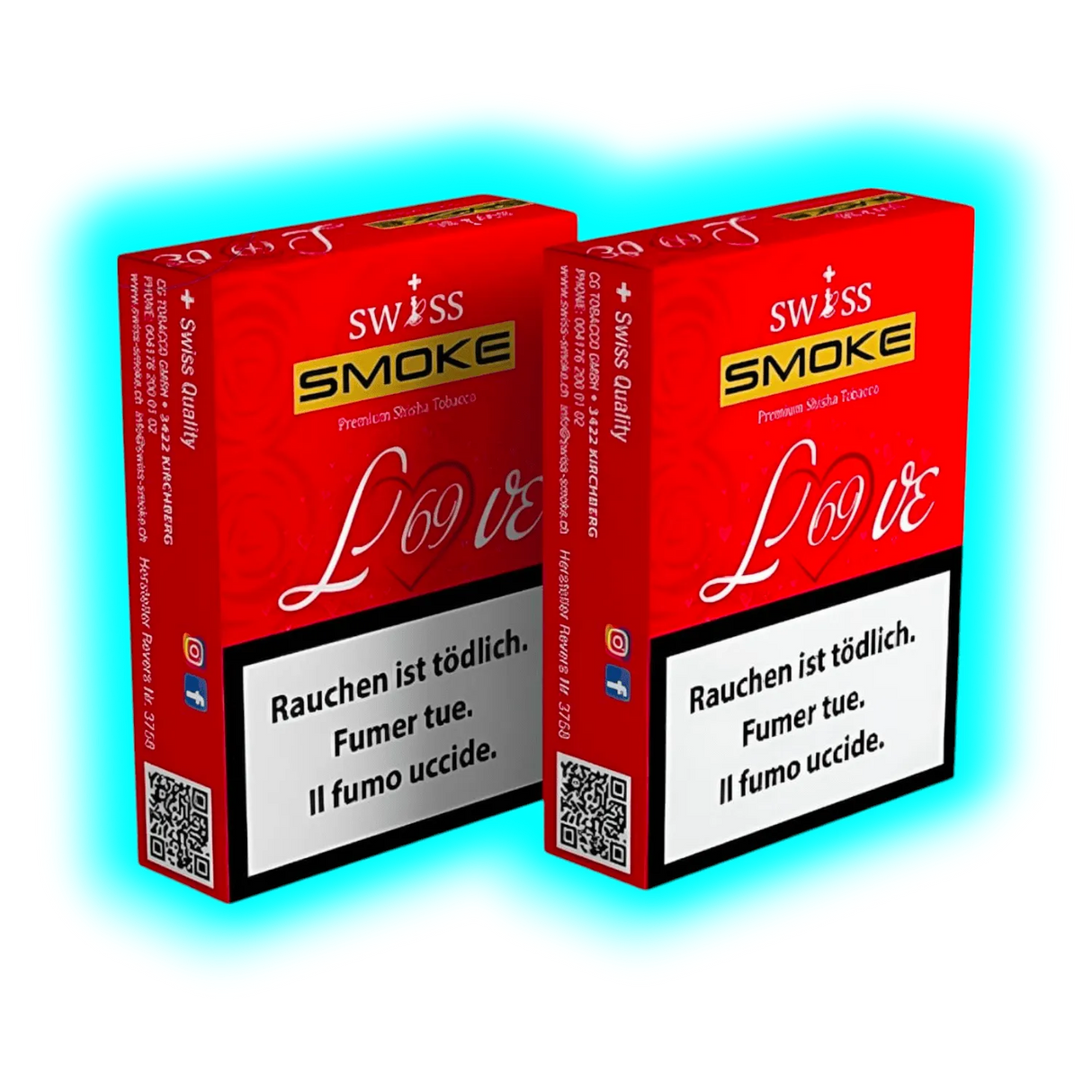 Swiss Smoke Love69 Shisha Tabak 50g