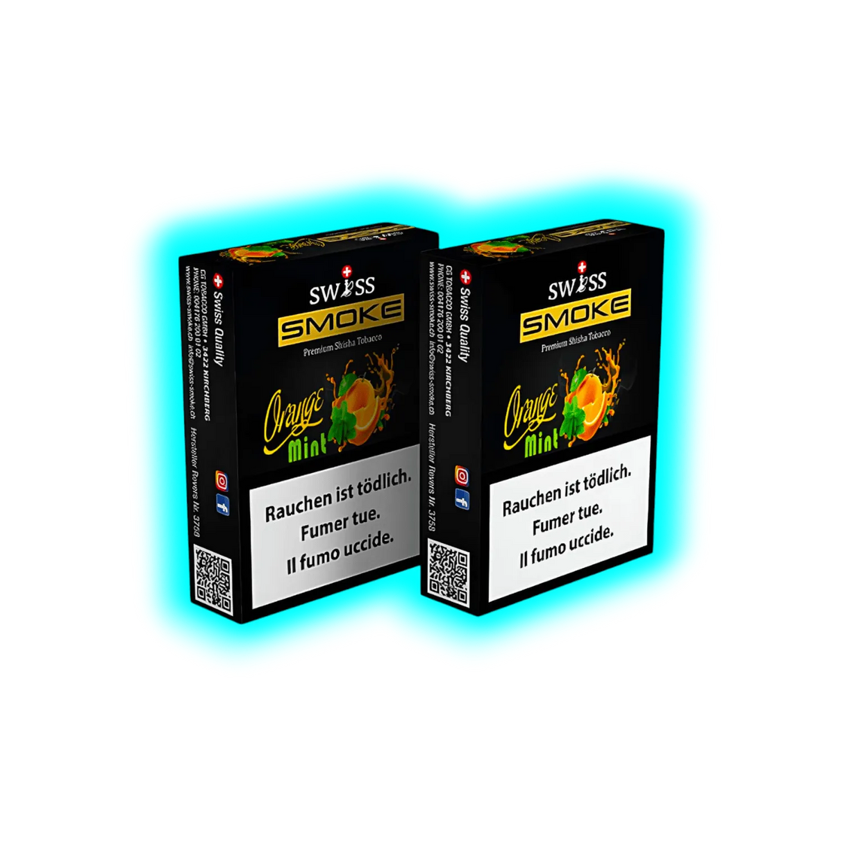 Swiss Smoke Orange Mint Shisha Tabak 50g