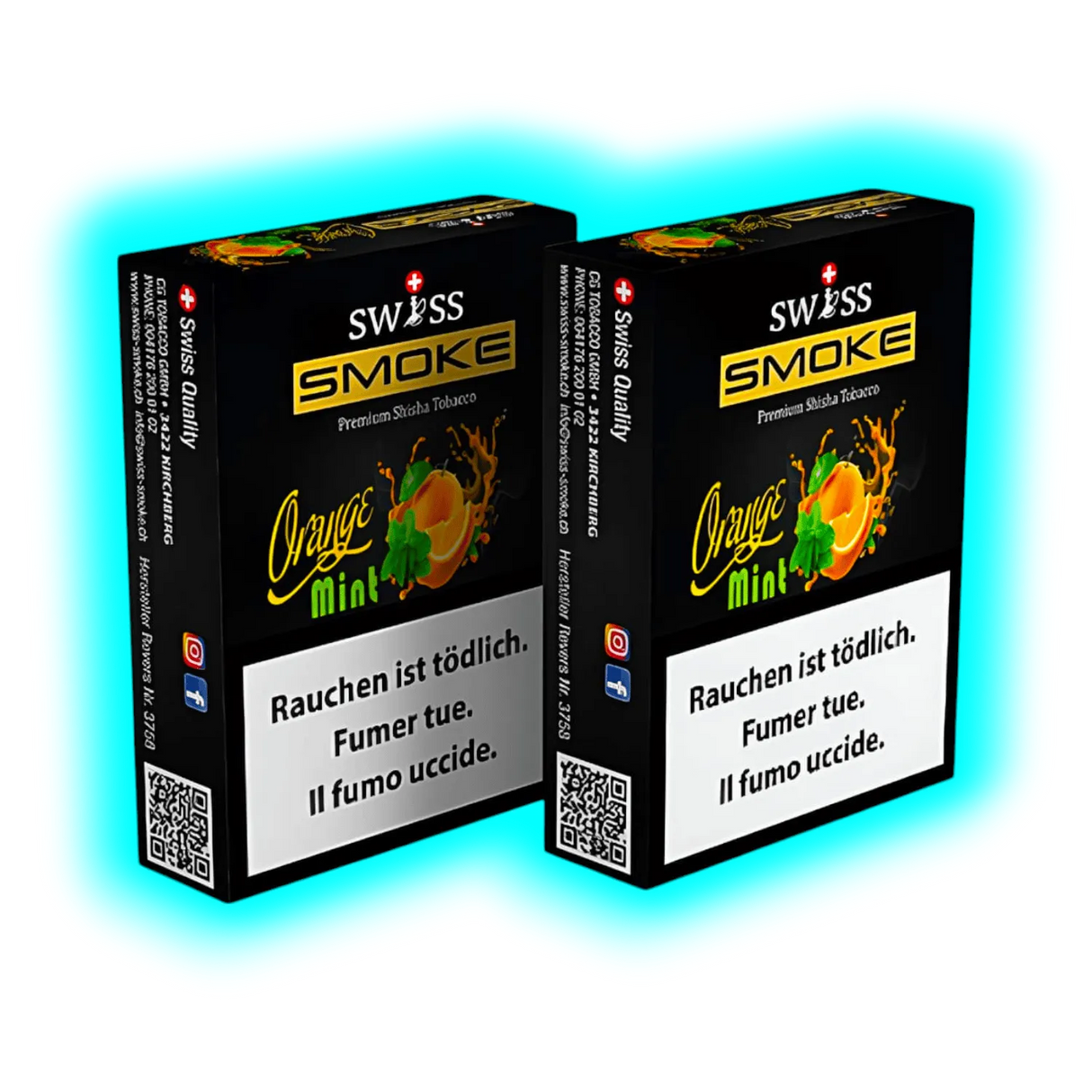 Swiss Smoke Orange Mint Shisha Tabak 50g