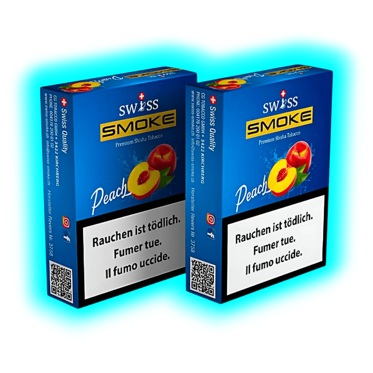 Swiss Smoke Peach Shisha Tabak 50g
