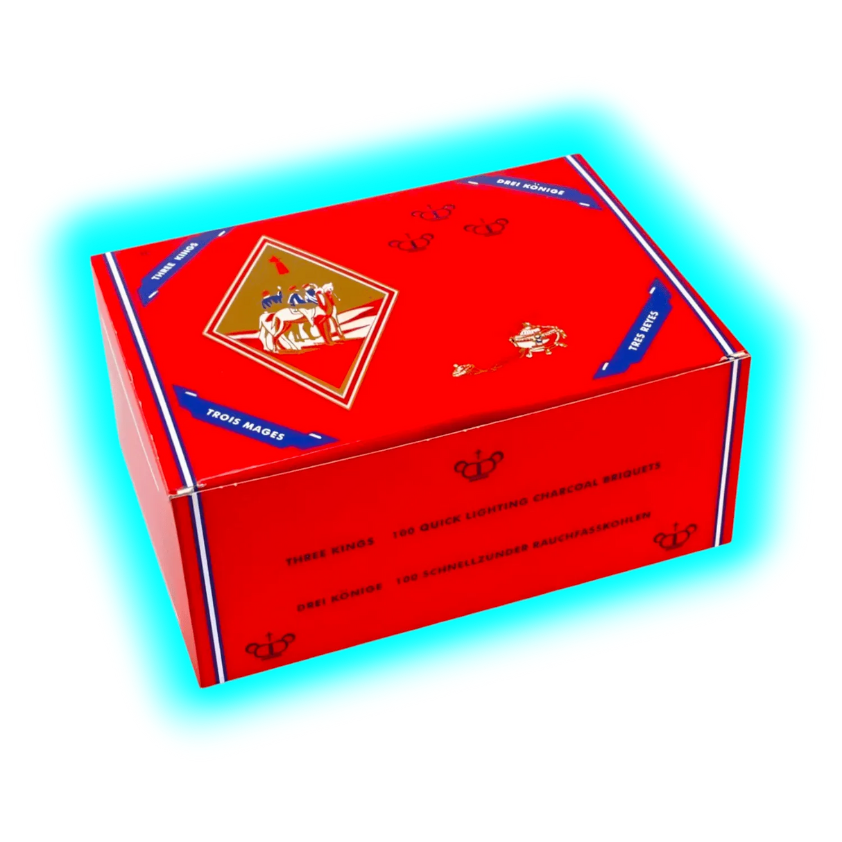 Three Kings Quick Light Charcoal 33mm 100pcs