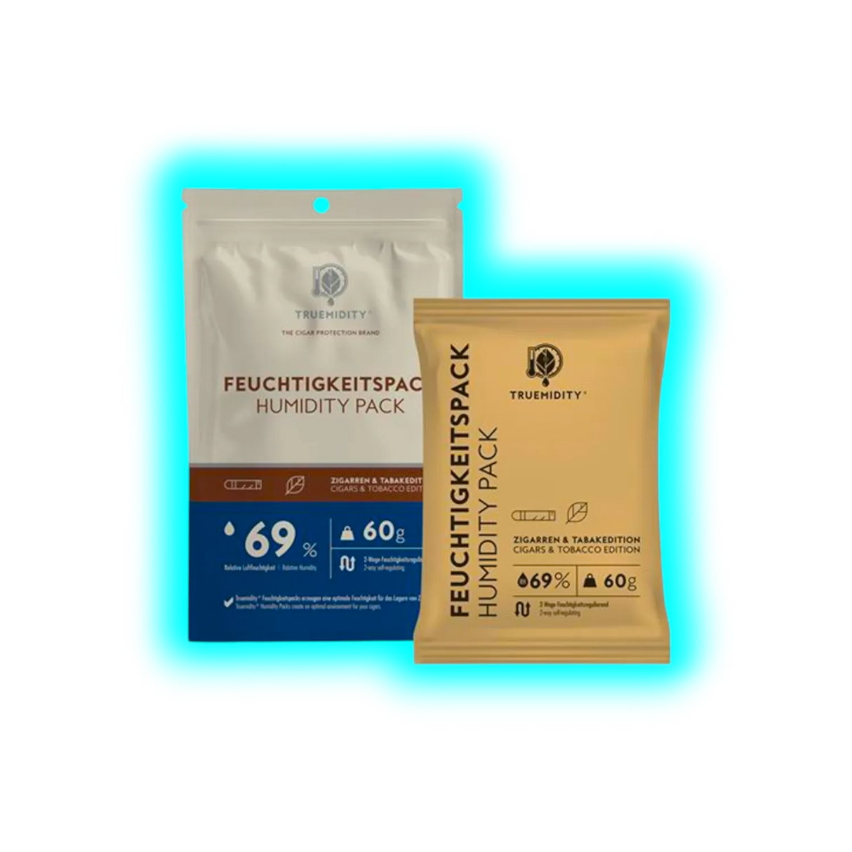 Truemidity Tobacco Edition 2 Way Humidity Pack 69% 60g