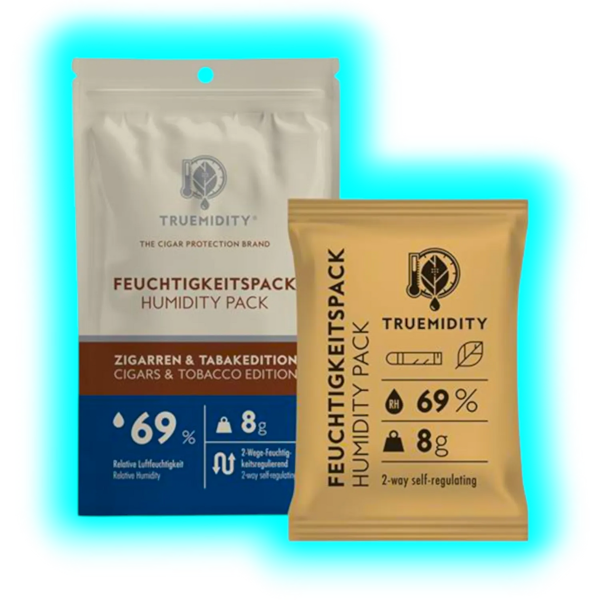 Truemidity Tobacco Edition 2 Way Humidity Pack 69% 8g