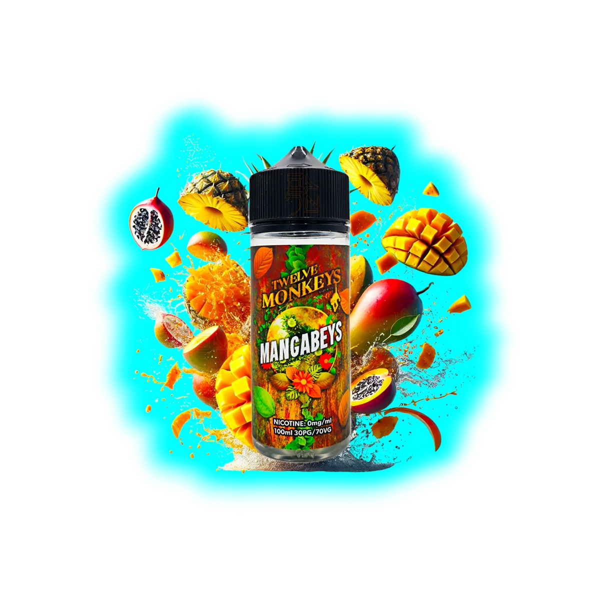 Twelve Monkeys Mangabeys 100ml Shortfill 70VG 30PG