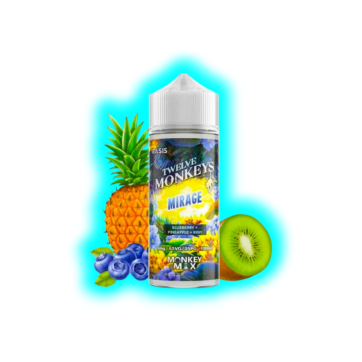 Twelve Monkeys Mirage 100ml Shortfill 70VG 30PG