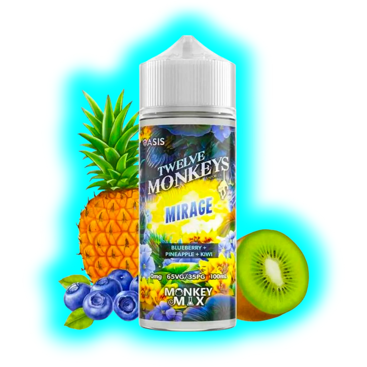 Twelve Monkeys Mirage 100ml Shortfill 70VG 30PG