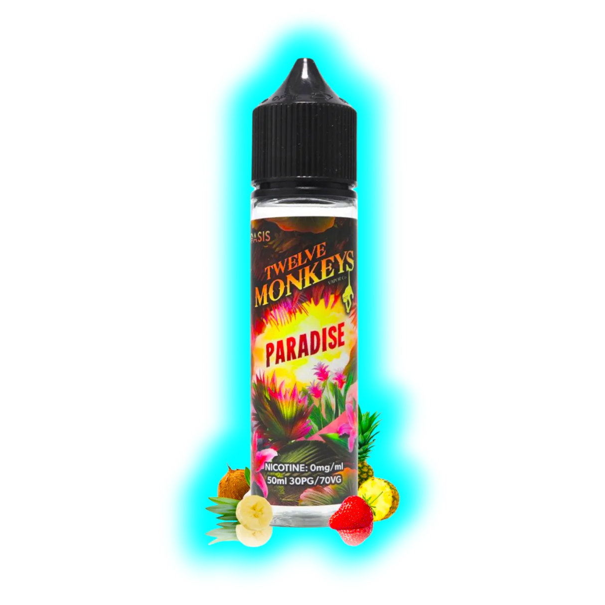 Twelve Monkeys Oasis Paradise 50ml Shortfill 70VG 30PG