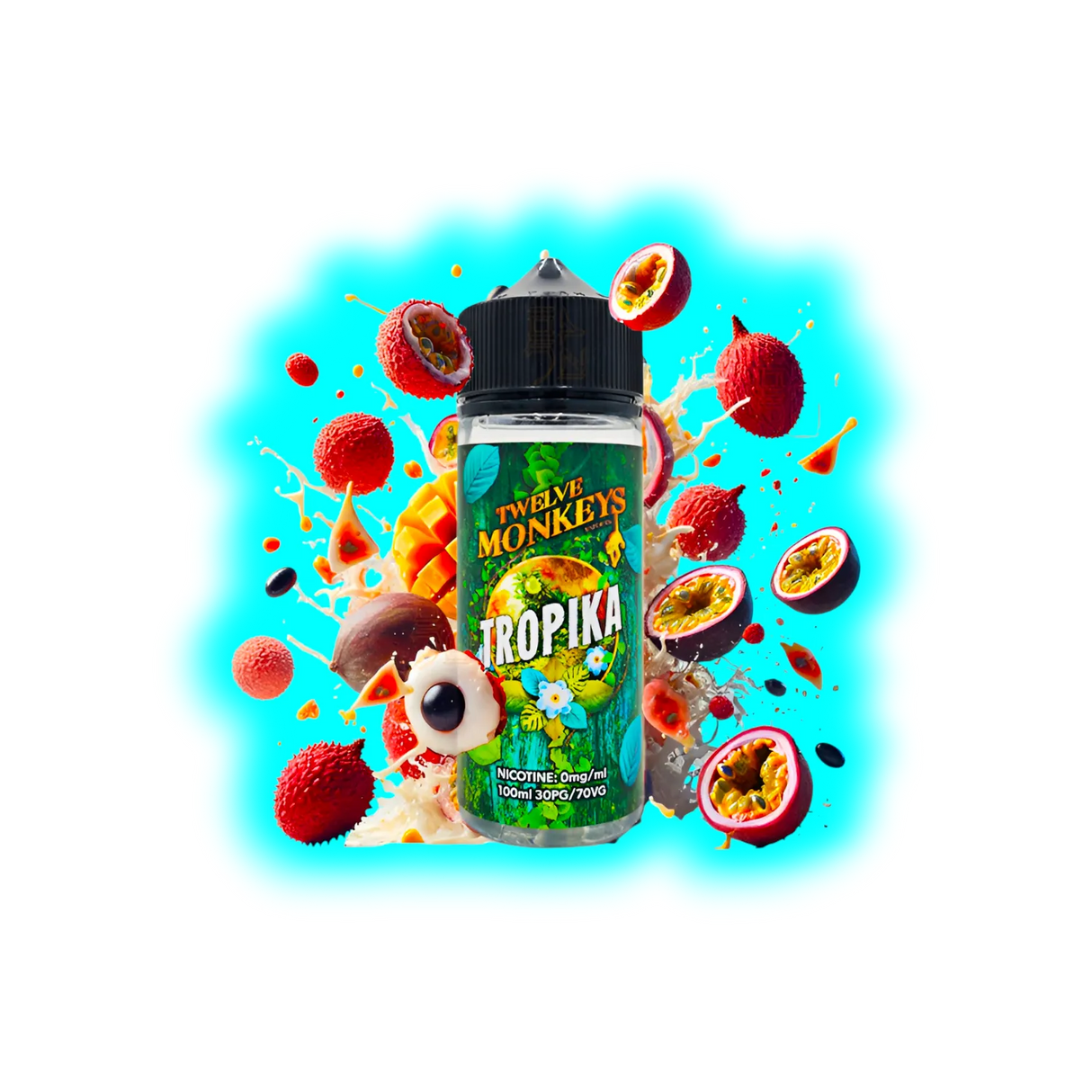 Twelve Monkeys Tropika 100ml Shortfill 70VG 30PG