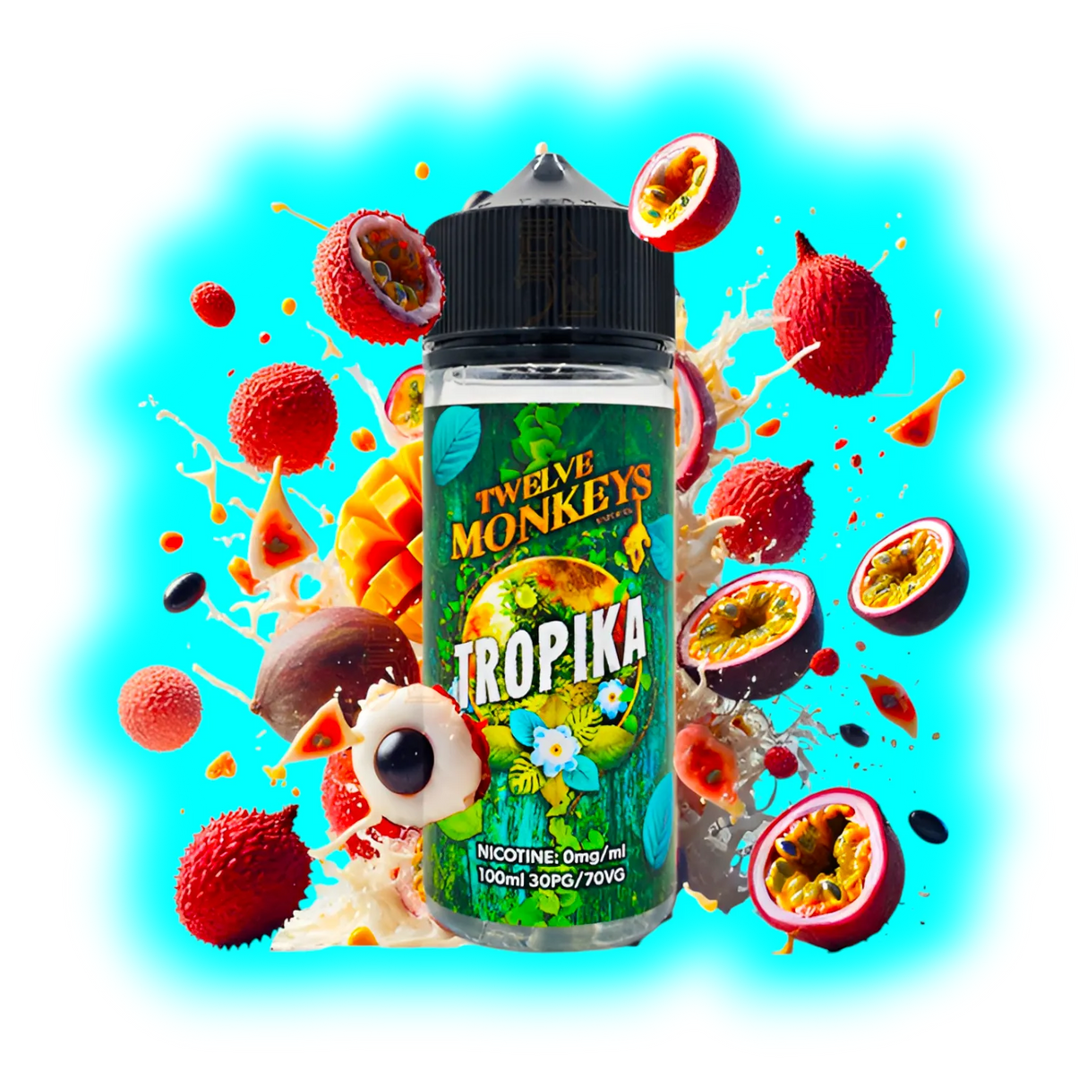 Twelve Monkeys Tropika 100ml Shortfill 70VG 30PG