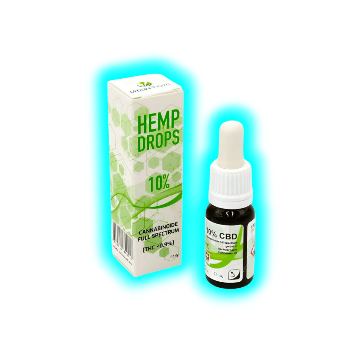 Urban Pharm Hemp Drops 10%