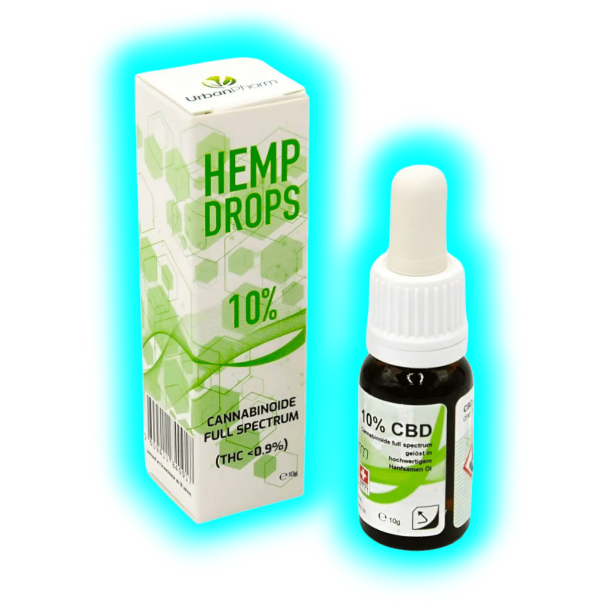 Urban Pharm Hemp Drops 10%