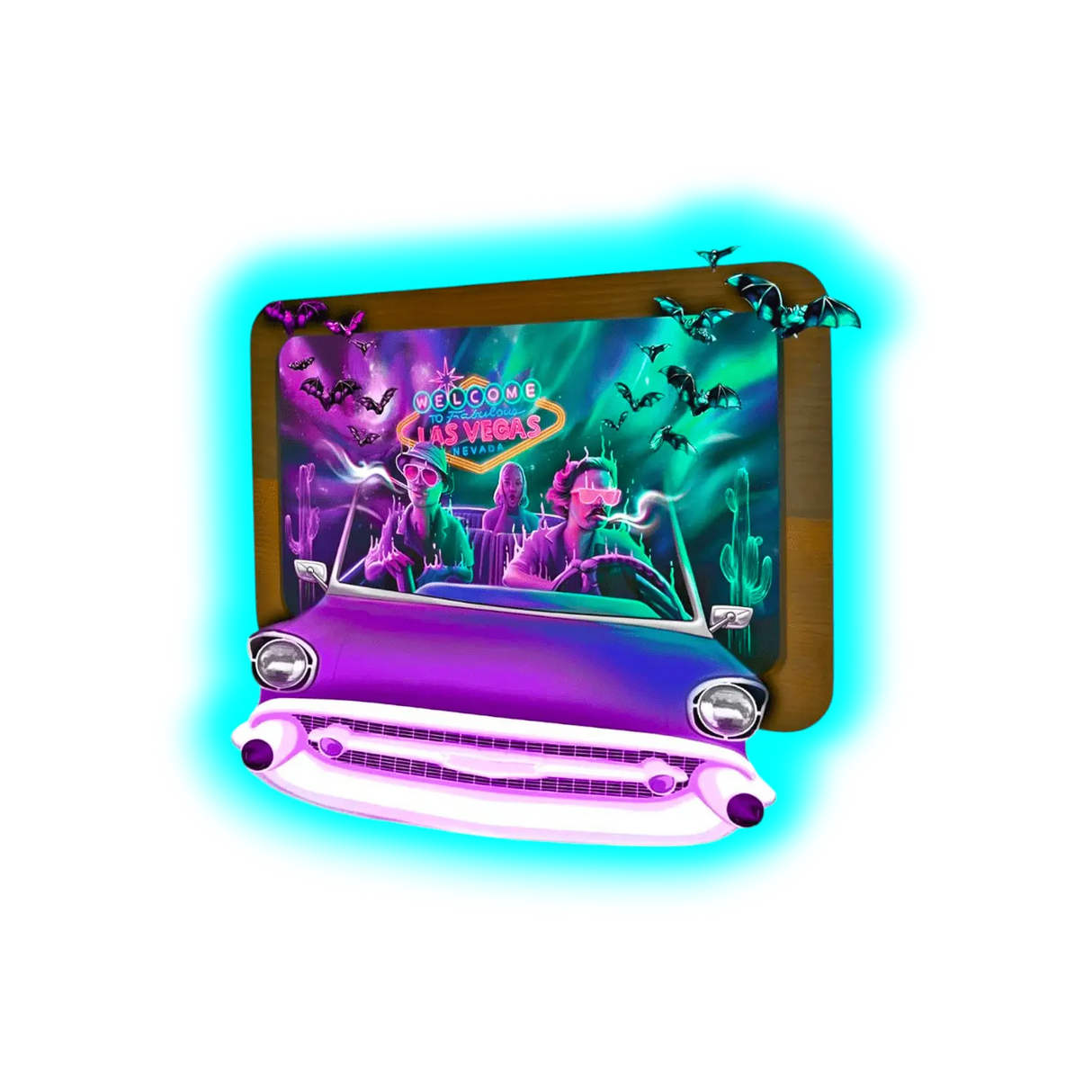 V Syndicate 3D High Def Wood Tray M Bat Country 180 x 280mm