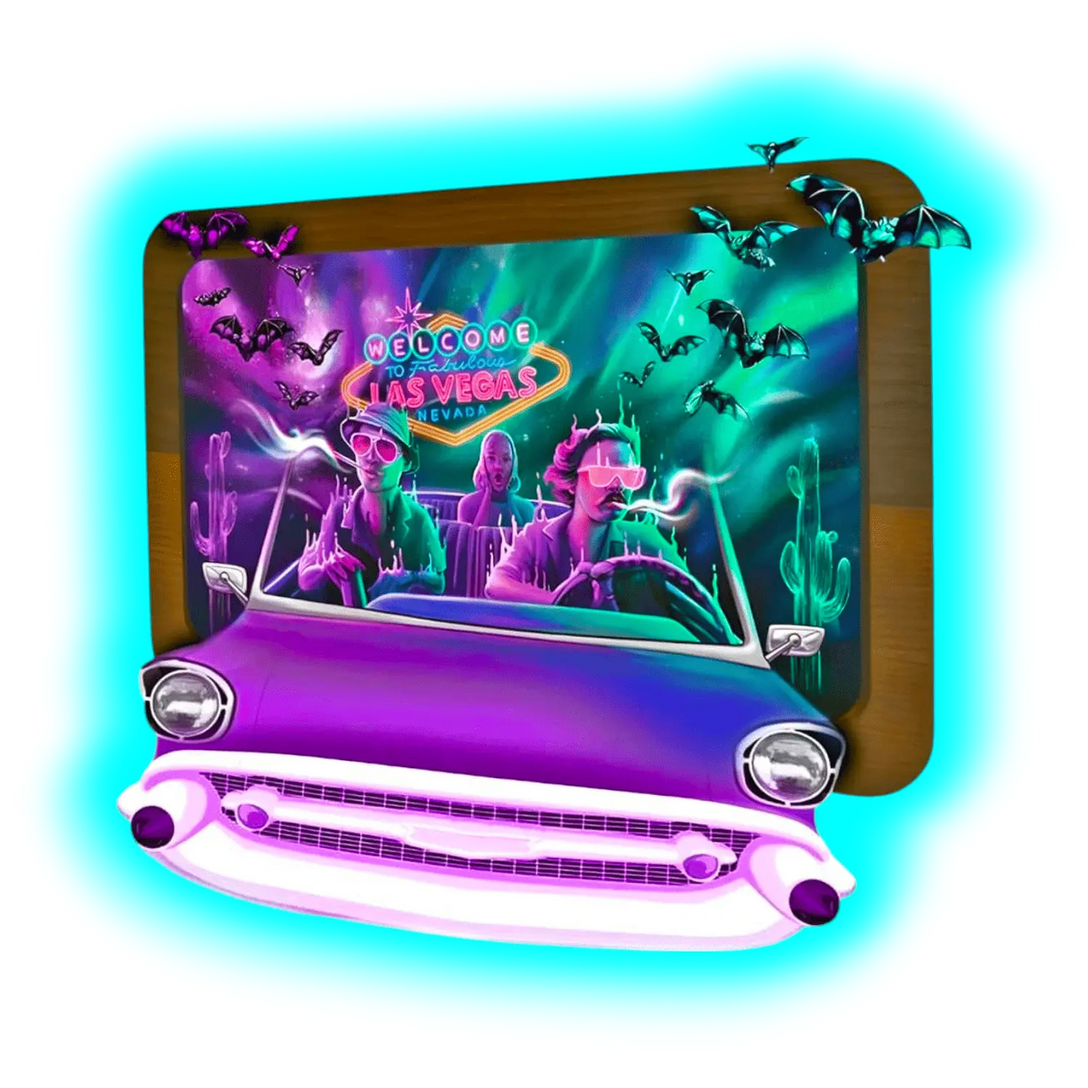 V Syndicate 3D High Def Wood Tray M Bat Country 180 x 280mm