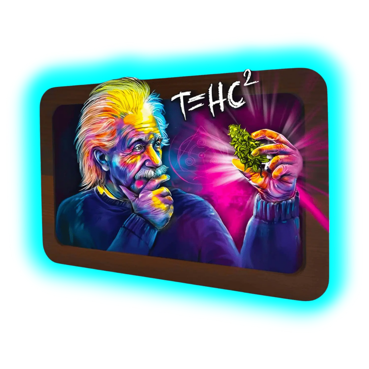 V Syndicate 3D High Def Wood Tray M T=HC2 Einstein 180 x 280mm